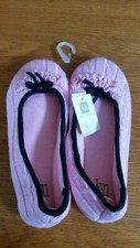 KAREN NEUBURGER SLIPPERS  NEW WITH TAGS  CABLE KNIT LIGHT ROSE SIZE 10