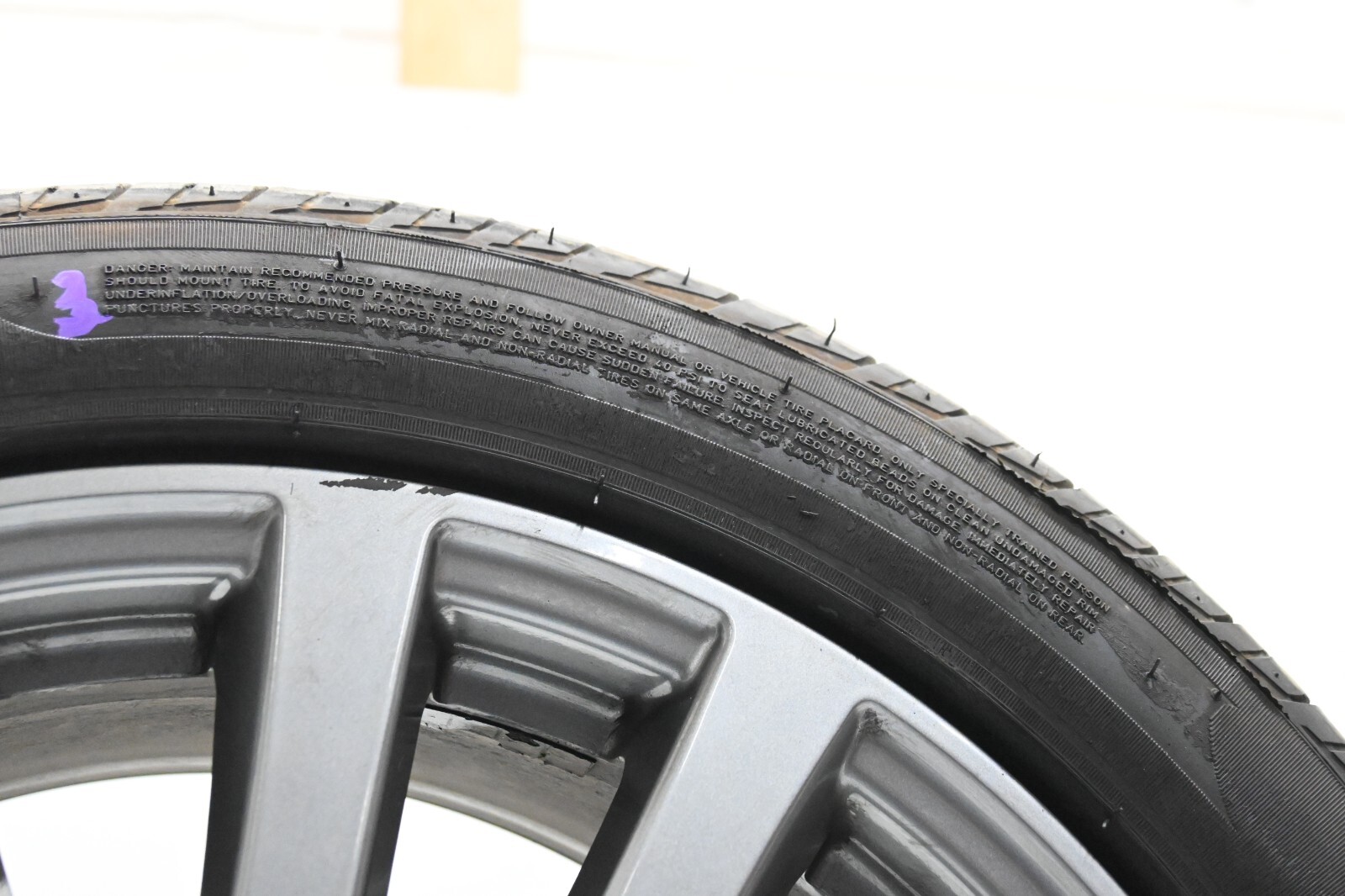 ⭐ 14-21 Maserati Ghibli Front 19" Light Alloy Speedline Rim Wheel Tire Oem
