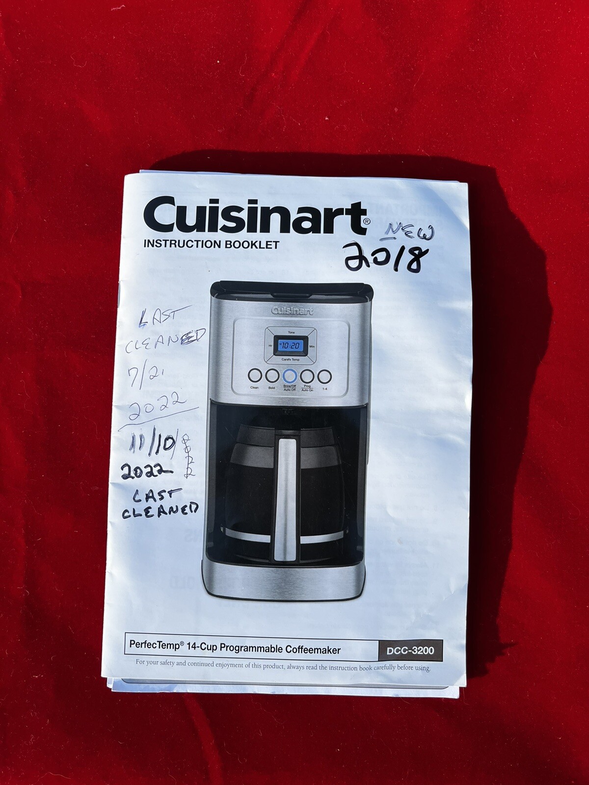 Dcc-3200 Instruction Manual