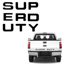Black Thin Vinyl Super Duty Letter Inserts Sticker For 2008-2016 Ford F250-450 Black Thin Vinyl Super Duty Letter Inserts Sticker For 2008-2016 Ford F250-450