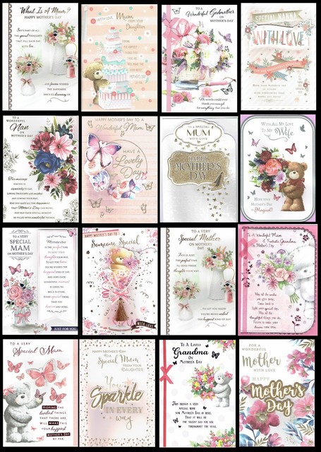 MOTHER'S DAY CARD Quality LARGE Mothers day cards Great Selection to Choose From MOTHER'S DAY CARD Quality LARGE Mothers day cards Great Selection to Choose From