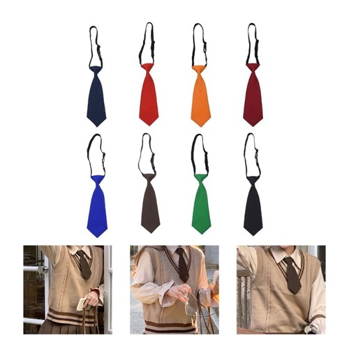 Dapper Boys School Uniform Tie Children s Necktie for Weddings Preepy Look - Picture 4 of 14