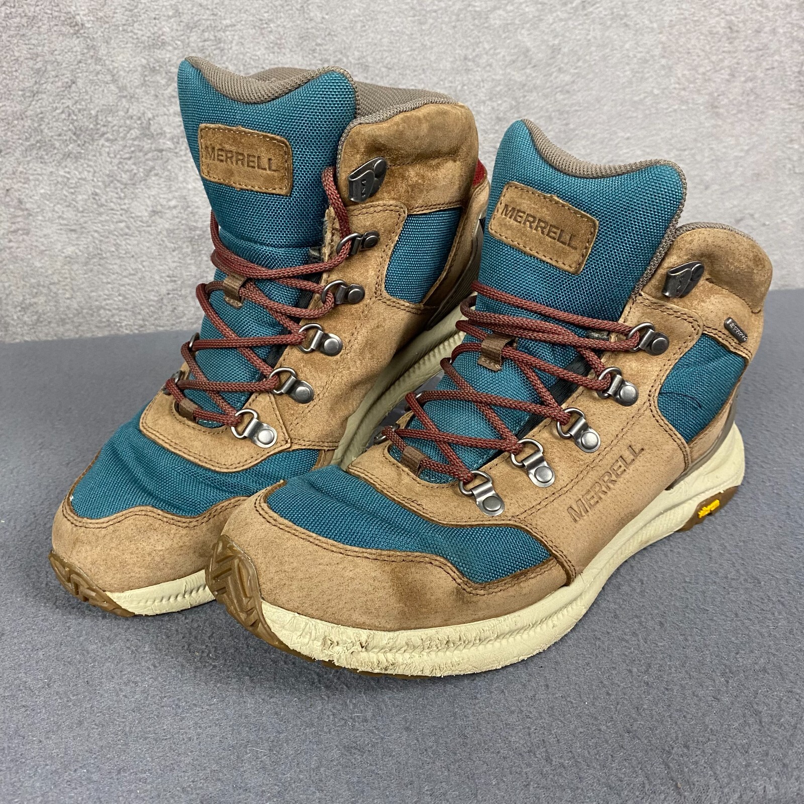 Merrell Ontario 85 J18852 stivali donna 10 5 marrone medio top impermeabili scarpe da trekking