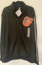 Baltimore Orioles Jacket Men’s XL Full-Zip Track Logo Genuine Major League NWT