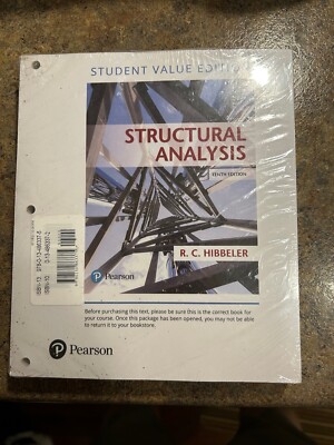 Structural Analysis Student Value Edition Tenth Access Code Engineering Hibbeler