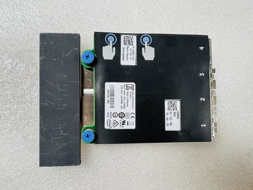 Carte réseau fibre optique Dell Intel X710-DA4 quatre ports 10 Go 068M95 pour R730/R740 - Photo 2/2