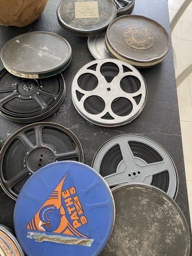 25 bobines de films 9.5 mm bon etat MUET NOIR ET BLANC ANNEE 30 -50 - Photo 3/5