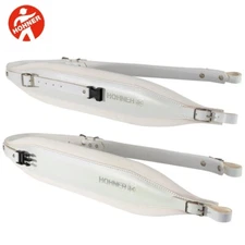 Hohner ACC20 X-Large 44" Leather Accordion Strap - White -Made In Italy