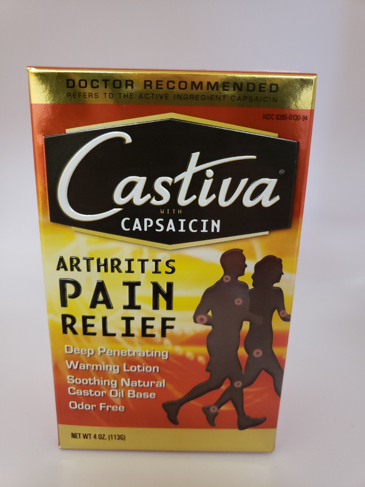 Castiva with Capsaicin Arthritis Pain Relief Topical Warming Lotion 4oz