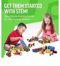 BRICKYARD STEM CONSTRUCTION ENGINEERING BUILDING BLOCKS 161 PC SET