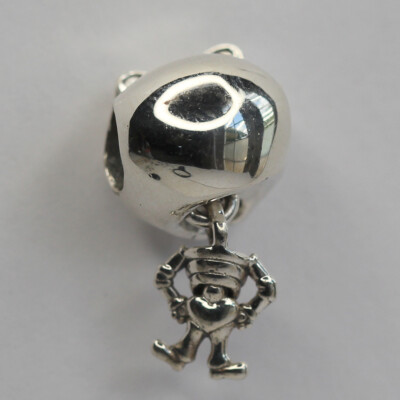 New Authentic Pandora Charm Skeleton Girl Bead Sterling