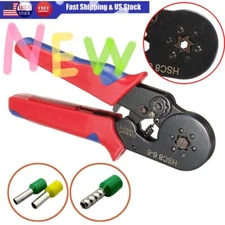 Ferrule Ratchet Crimper Plier Crimping Tool Cable Wire Electrical Terminal plier