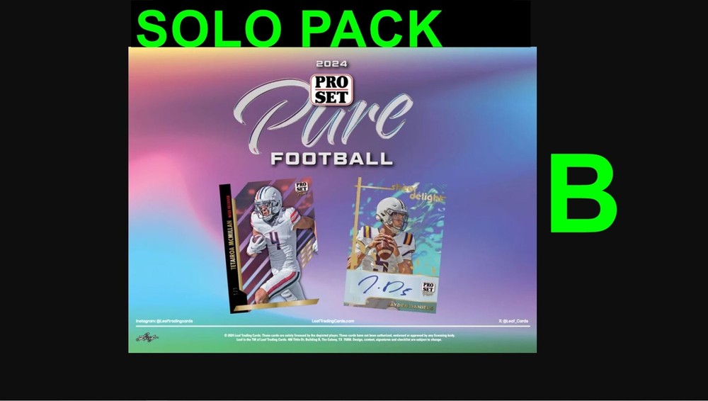 FRED MOORE 2024 leaf pro set pure SOLO 42 pack break READ RULES B