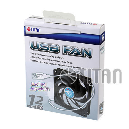 Titan 140x140x25mm USB External Cooling Fan TFD-14025L05Z # - Picture 3 of 4