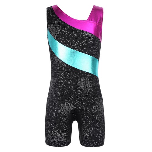 Kids Boys Girls Leotard Jumpsuit Unitard Bodysuit One-piece Ballet Gym AU - Picture 57 of 85