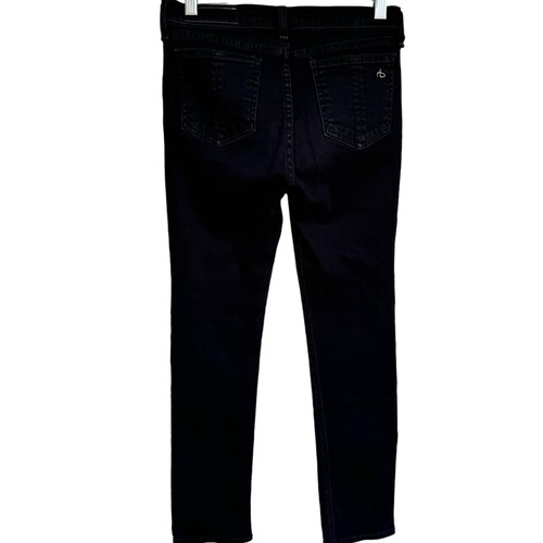 Rag & Bone Women's Coal Skinny Jeans Size 26 Button Fly Cotton Denim Designer - Picture 14 of 19