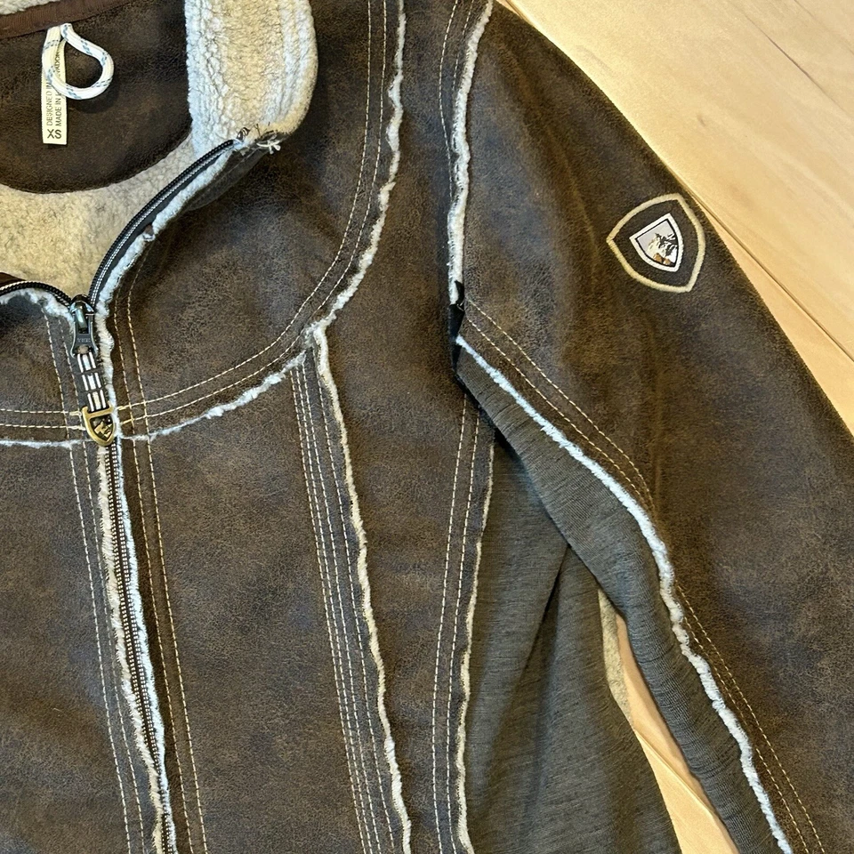 Jaqueta feminina Kuhl Projekt Dani Sherpa sem capuz XS - Imagem 3 de 4