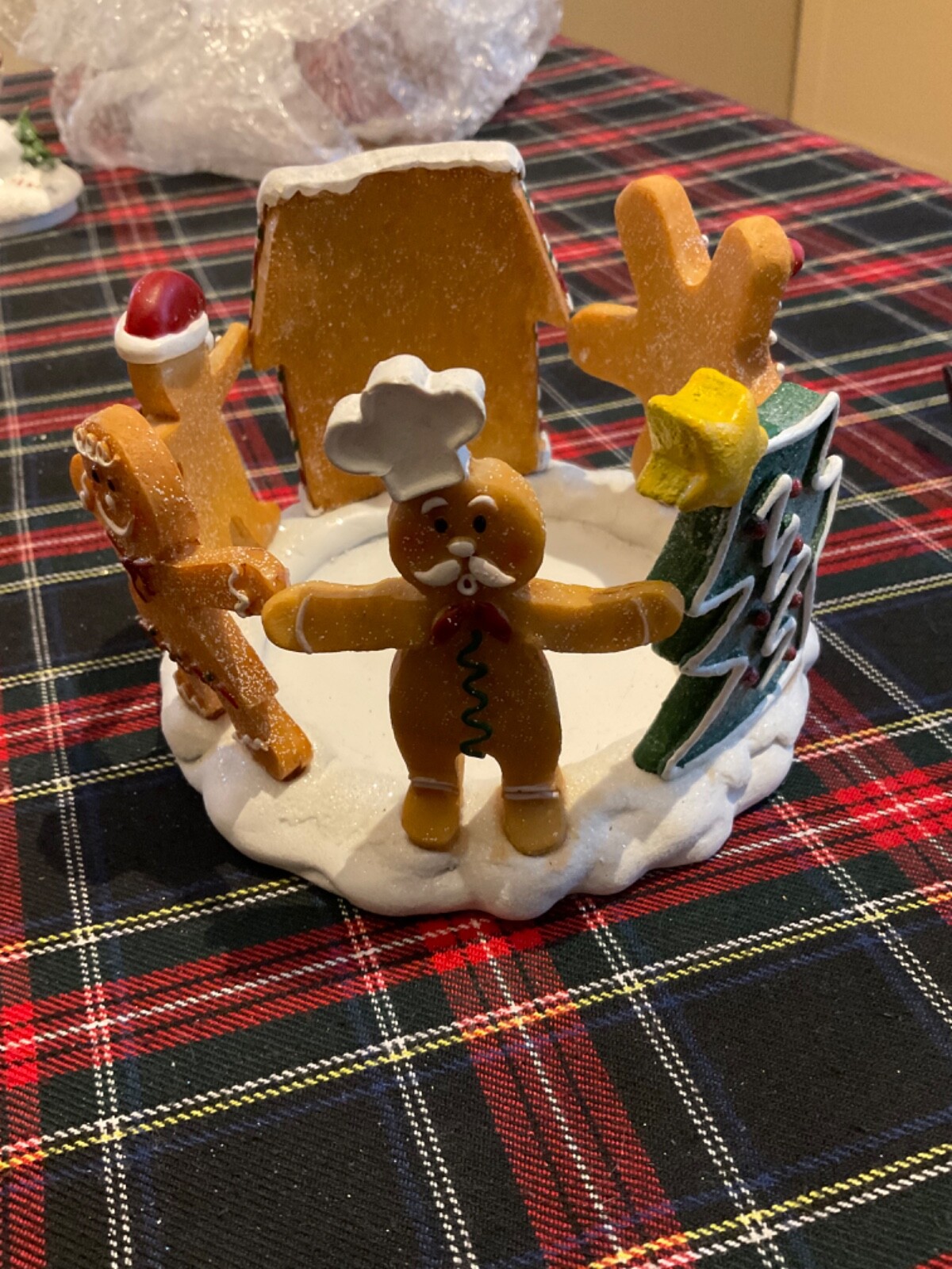 Yankee Candle Gingerbread Jar Holder VHTF Rare eBay
