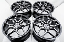 Kudo Racing Noxious 17x7.5 5x100 5x114.3 Black Vw Beetle Jetta Civic Accord 4
