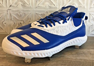 Adidas Icon V Bounce Iced Out Metal Cleats Size 13.5 adidas Icon V Bounce Iced Out Baseball Cleats Red/White  main image 3