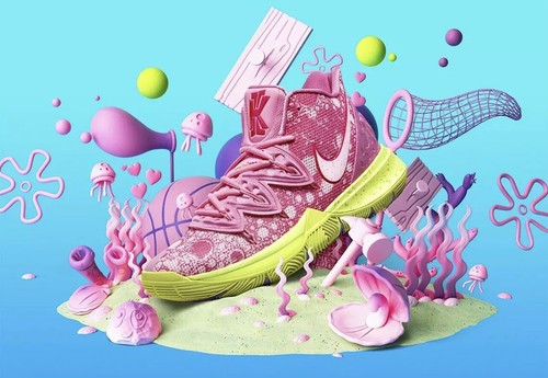 pink spongebob kyrie