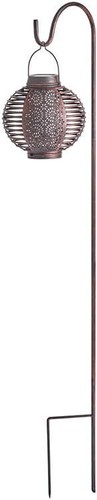 2pc Solar hanging Lanterns Metal stake Garden Lanterns Lights Outdoor Pathway - Picture 56 of 60