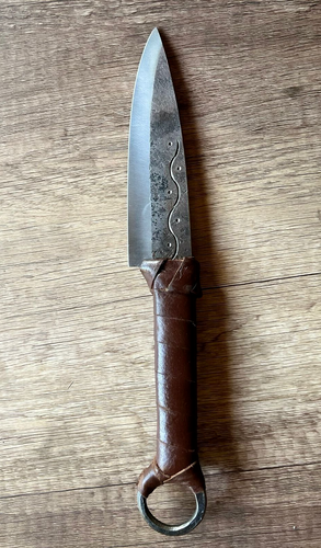 Handmade Carbon Steel Viking Knife For Hunting Camping & Outdoor - Picture 4 of 8