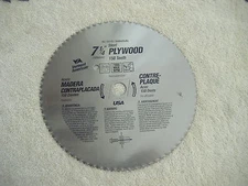 7 1/4"150 TOOTH  PLYWOOD CIRCULAR SAW BLADE VERMONT AMERICAN # 26370 MADE IN USA