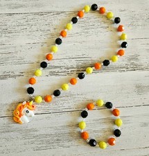Lot of Halloween Themed Ghost Unicorn Necklace Bracelet Sets Childrens Place Lot