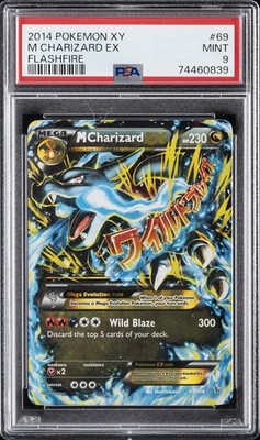 2014 POKEMON XY FLASHFIRE #69 M CHARIZARD EX PSA 9 | eBay