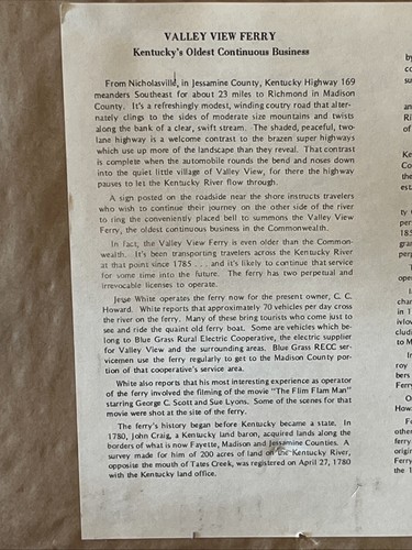 Valley View Ferry "Pioneer-Wheels Of Progress" 1974 Howard Fain Stamped Lmtd Ed - Picture 19 of 22