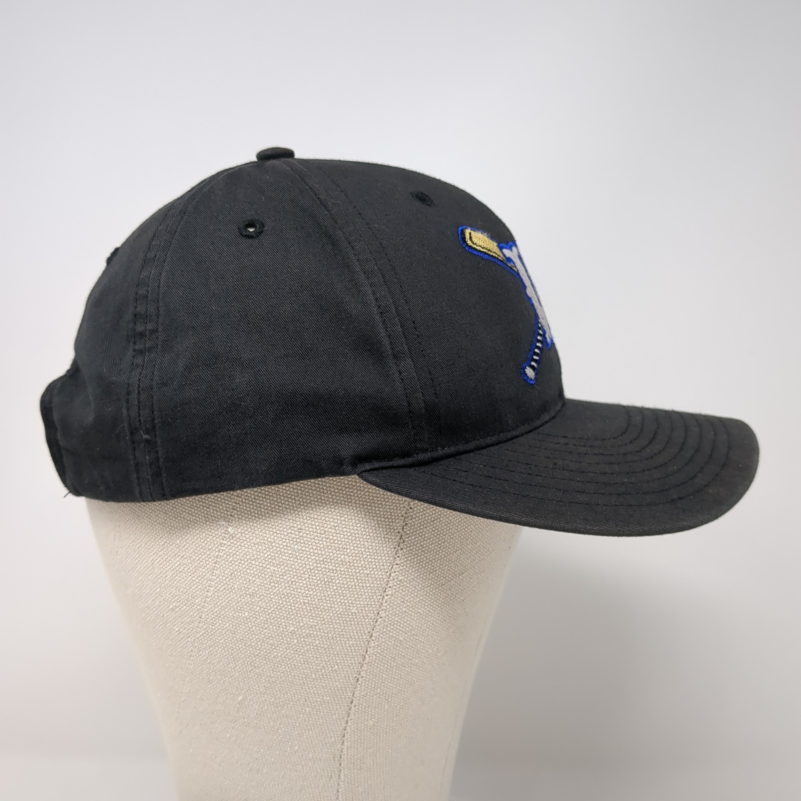 Richardson Strapback Baseball Cap Black Small Adj… - image 5