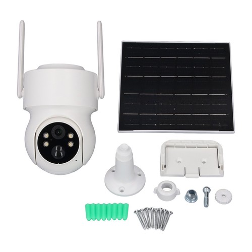 2K Solar Security Cameras AI Motion Detection Color Night Vision 360 ...