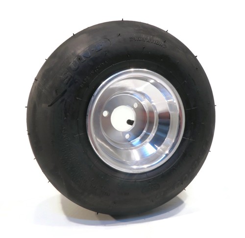 (Pack of 4) Tubeless Racing Slick Tire 11x6.00-5 with Aluminum Wheel for Go Kart - 第 6/7 張圖片