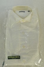 Gitman Bros 15 11/2 x 33 New In Package Ten Pleat Tuxedo Shirt Wing Collar USA