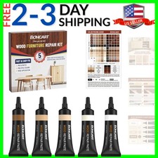 Wood Furniture Repair Kit, Wood Touch up Fillers, Repair Scratches, Cracks, P...