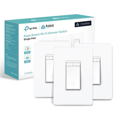 Kasa Smart Kasa Matter Smart Dimmer Switch: Voice Control W/Siri, Alexa & Google