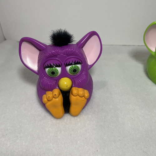 Confezione (3) Giocattolo Happy Meal McDonald's Burger King FURBY 1998 Vintage - Foto 3 di 8