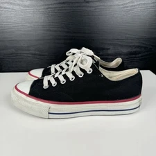 Converse All Star Designed In USA Size Men 7 - Black Red White