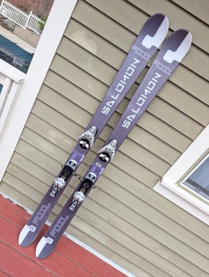 Salomon TenEighty Foil Twintip Skis 9-12 Bindings 166 cm Very Nice Shape 1080
