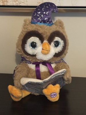 Octavius the Storytelling Owl Stuffed Animal 12  Plush Cuddle Barn Bed Time