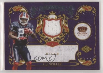 2010 Panini Crown Royale Rookie Royalty Materials 95/299 CJ Spiller #22 RC 0o0