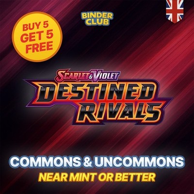 Pokemon Destined Rivals Commons Uncommons Near Mint English Singles