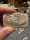 VINTAGE 1974 U.S Silver Corp 1oz .999 Silver Art Bar  Be My Valentine