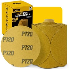 100pcs 5 Inch Psa Sanding Discs 120 Grit Self-adhesive Sandpaper Roll For D... 100pcs 5 Inch Psa Sanding Discs 120 Grit Self-adhesive Sandpaper Roll For D...