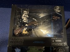 Star Wars - Speeder Bike Vehicle with Biker Scout The Black Series  2014  Hasbro