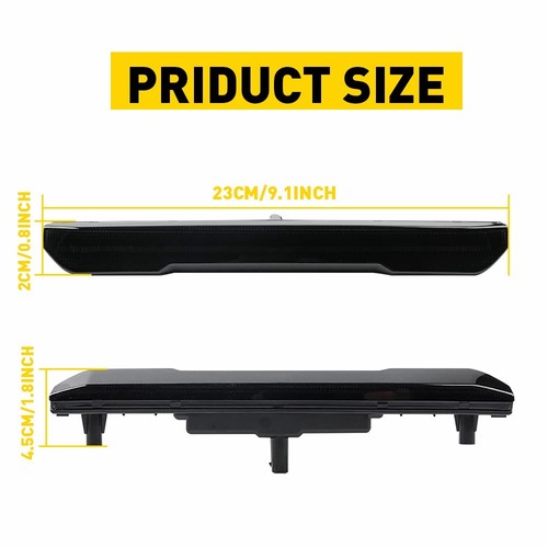 For GMC Sierra 2500 3500HD 2020-2023 LED Front Rear Side Marker Lights Smoked 4X - Picture 4 of 12