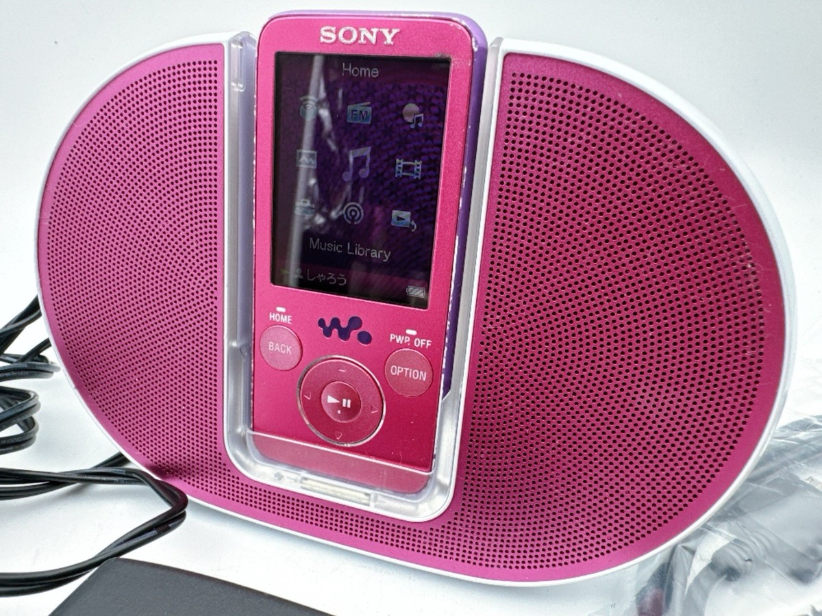 Sony Walkman NW-S636F 4GB Pink MP3 Player FM S Series w/Speaker