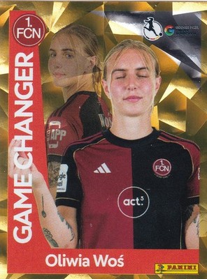 OLIWIA WOS   25-26 FRAUEN BUNDESLIGA   STICKER   GAME CHANGER STICKER # 391
