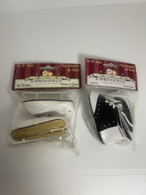 Springfield Collection ICE SKATES SADDLE SHOES  18  Doll New